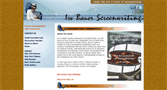 Desktop Screenshot of irvbauerscreenwriting.com